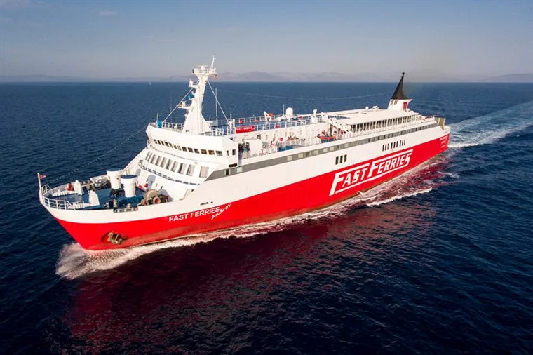 Fast Ferries Andros at Rafina