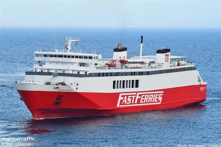Theologos P. ferry at Rafina