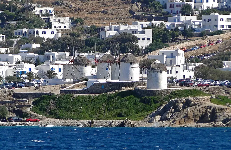 The hilltop windmills of Mykonos