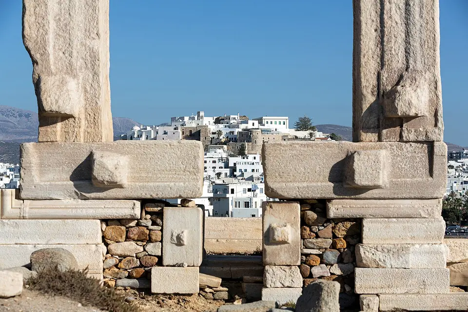 The Portara marble gateway on Naxos