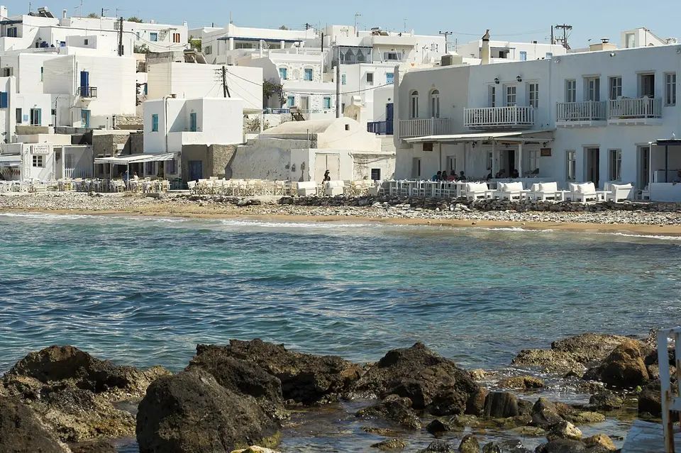 Naoussa harbour on Paros